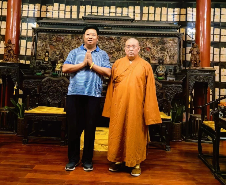 華泰智能裝備集團董事長閆子鵬拜訪釋永信方丈